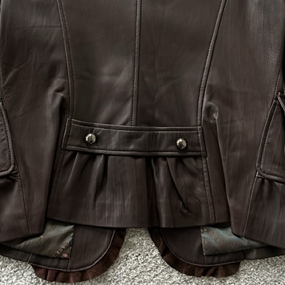 Buttery Soft Brown Leather Jacket - Picture 8 of 8